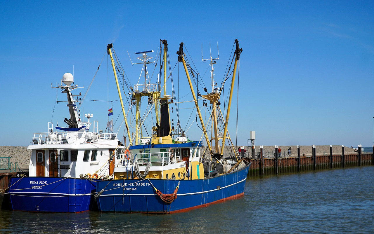 Fischerboote im Hafen
